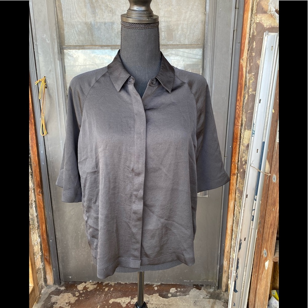 Black tunic blouse